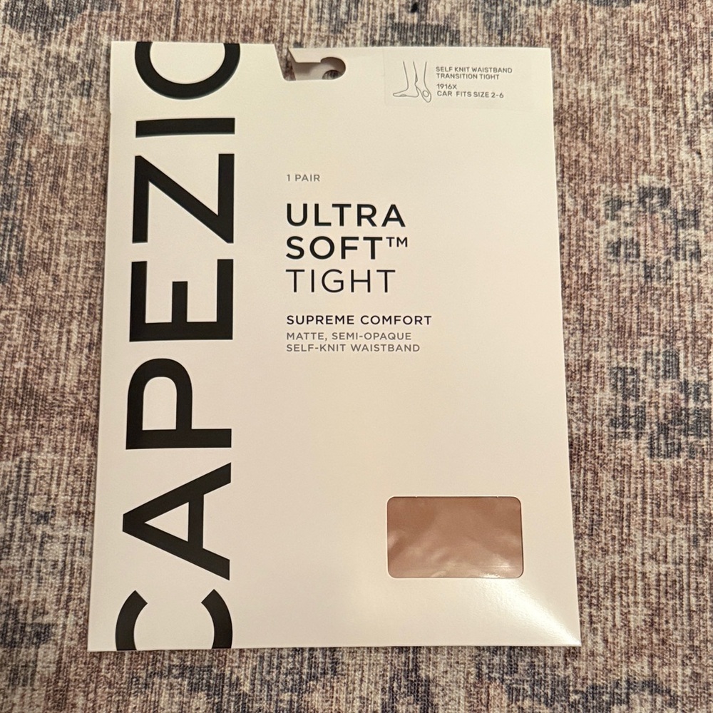 New Capezio Ultra Soft Tights in Tan
